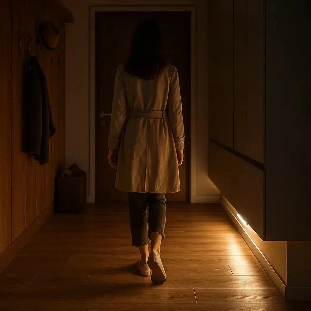 Applique Murale Détecteur De Mouvement - Ligne Nocturne Intelligente | Sensoria - | Delvanie