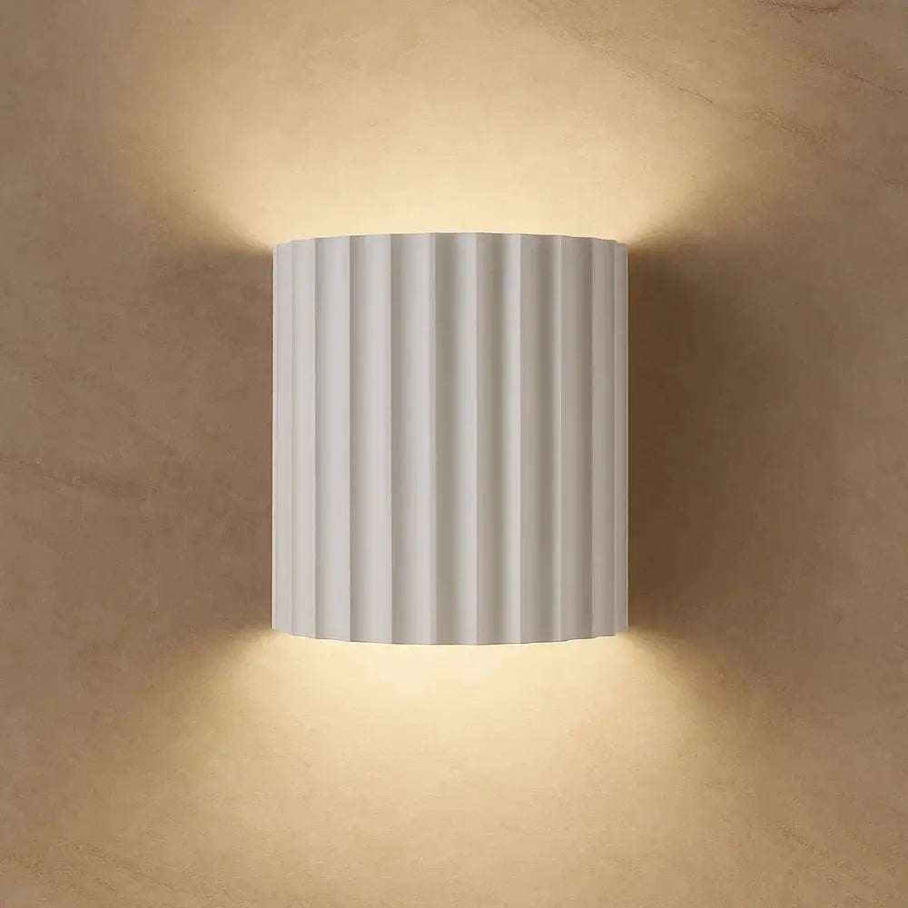 Applique Murale - Lumière Sculptée | Stratum - Blanc | Delvanie