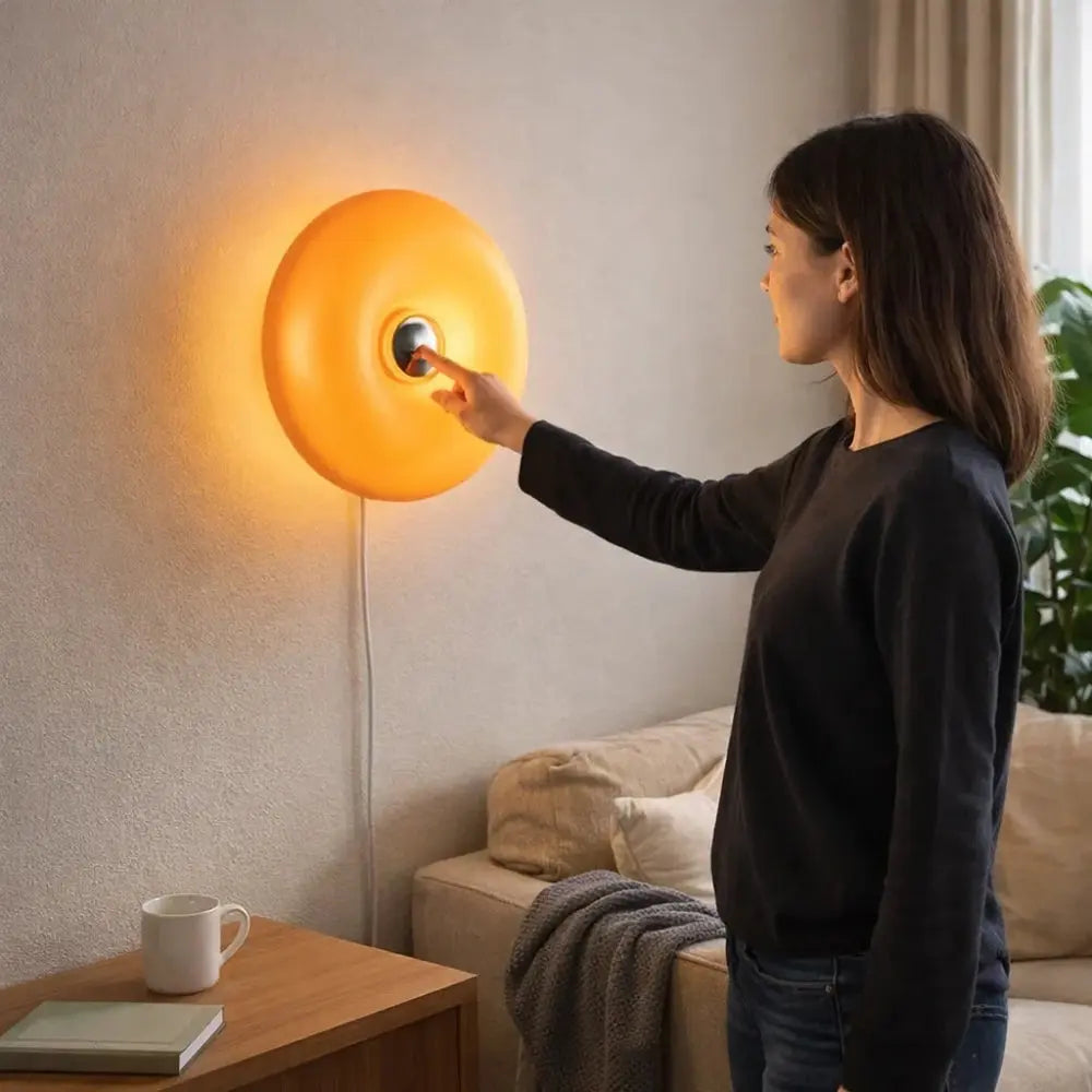 Lampe Murale - Galet Tactile Vintage | Tactéa - | Delvanie