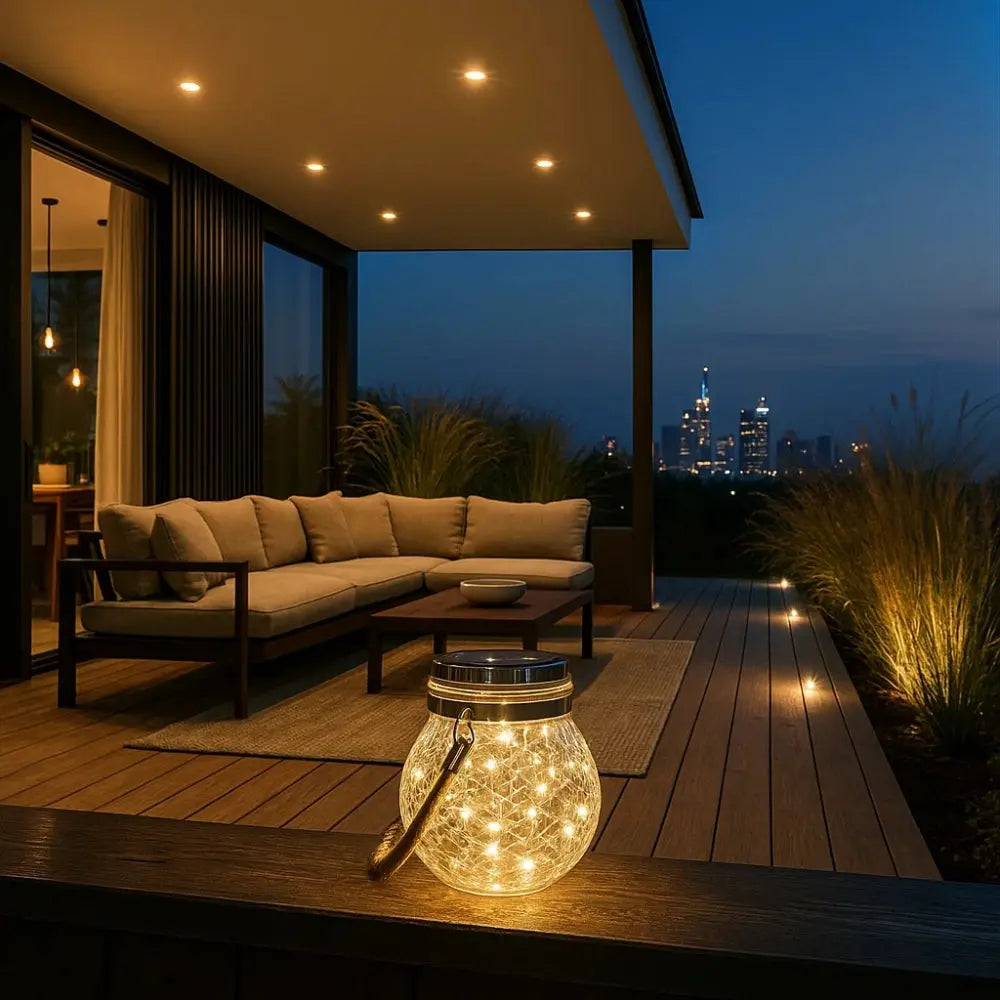 Lampe Solaire Extérieur - Lueur Enchantée | SolarGlow - | Delvanie