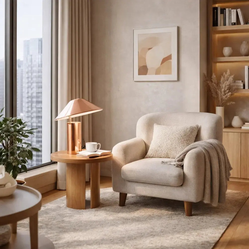 Lampe de Table Champignon - Dôme Nocturne | Eclipsya - | Delvanie