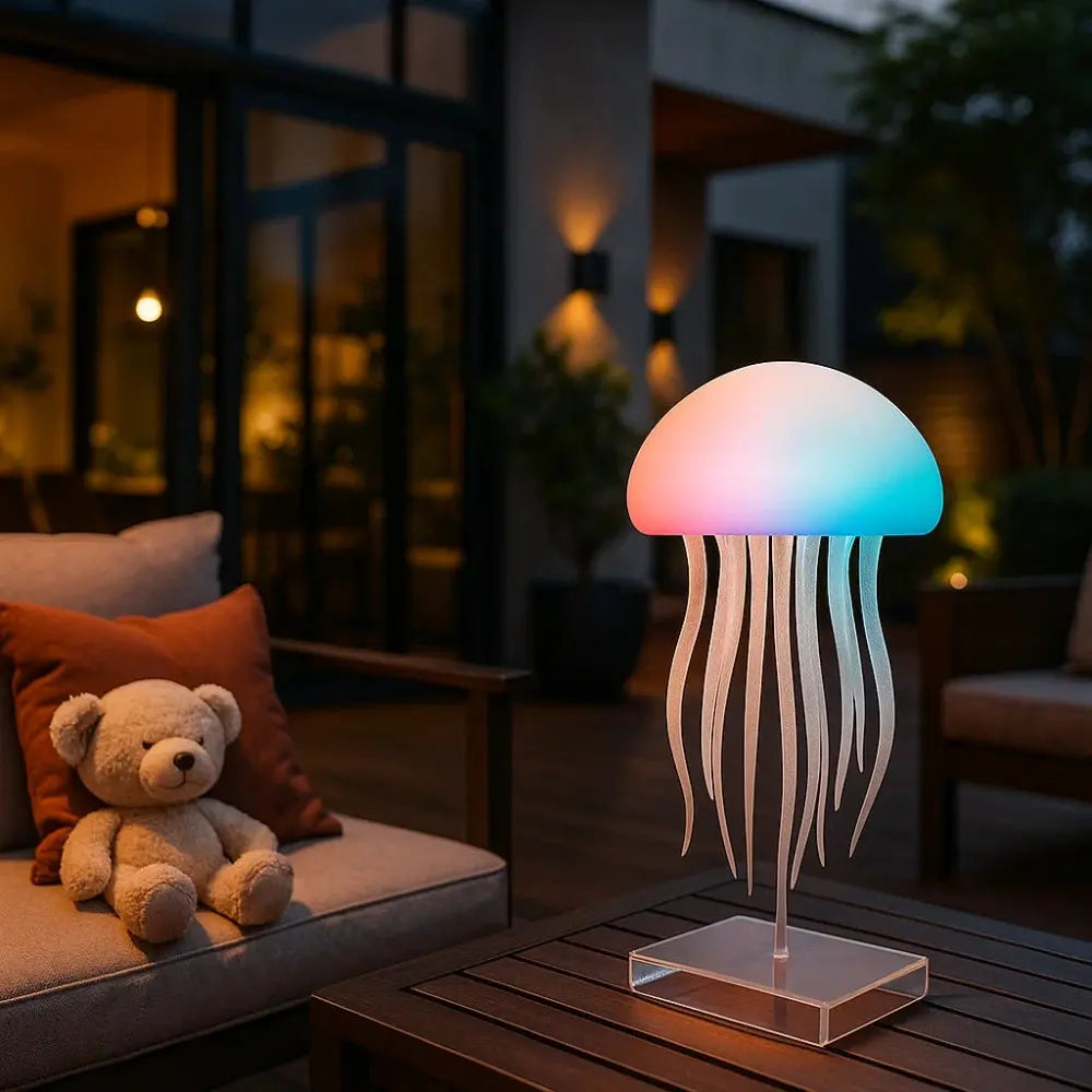 Lampe de Chevet Enfant - Veilleuse Méduse Enchantée | Medoria - | Delvanie