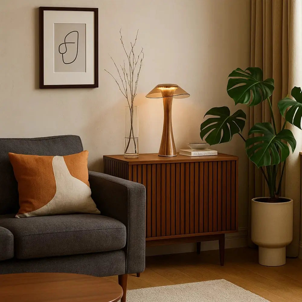 Lampe De Table Led - Cristal Sans Fil Étincelant | Crystalia - | Delvanie