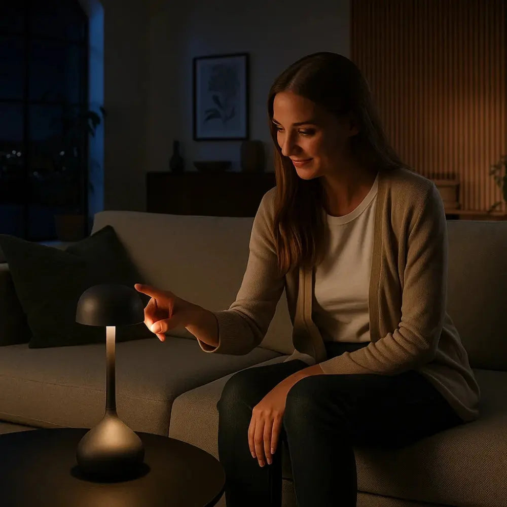 Lampe de Bureau LED - Champi Lumineux | Mushara - | Delvanie