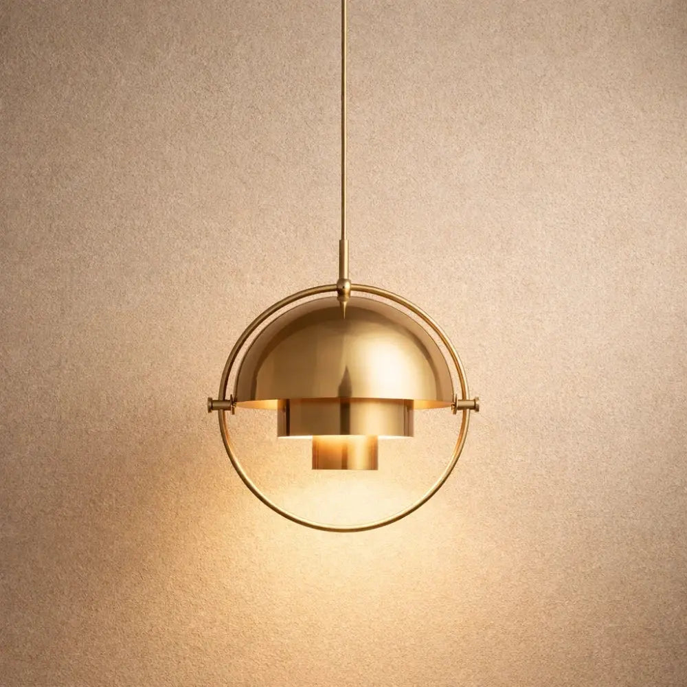 Lampes Suspensions - Dôme Pivotant Doré | Lunvex - Suspension luminaire Delvanie