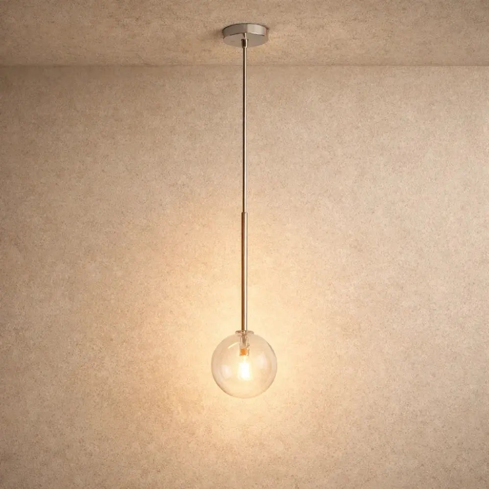 Glazen Hanglamp - Gouden Bol | Vaelorn