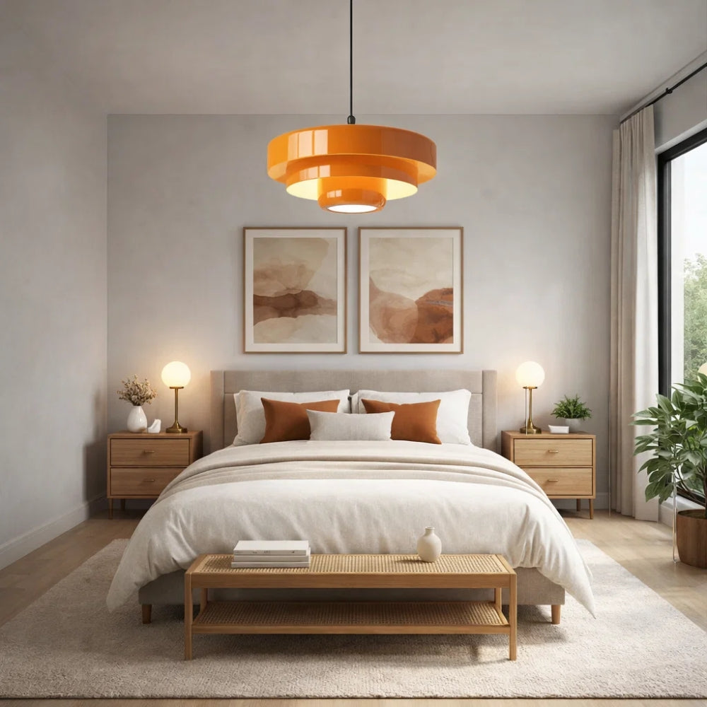 Luminaires Suspension - Couches Métal Vintage | Elvoria - | Delvanie