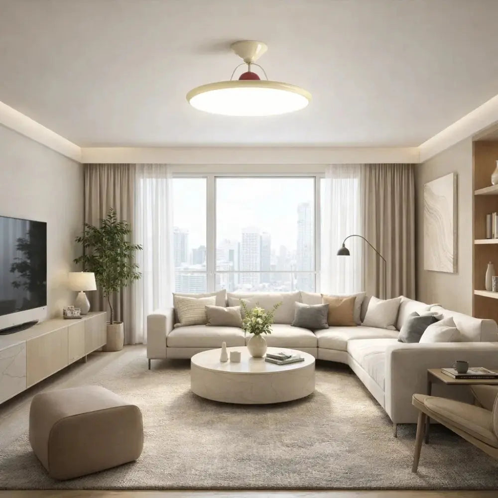 LED Plafondlamp voor Woonkamer - Halo Hedendaags Zacht | Solynor