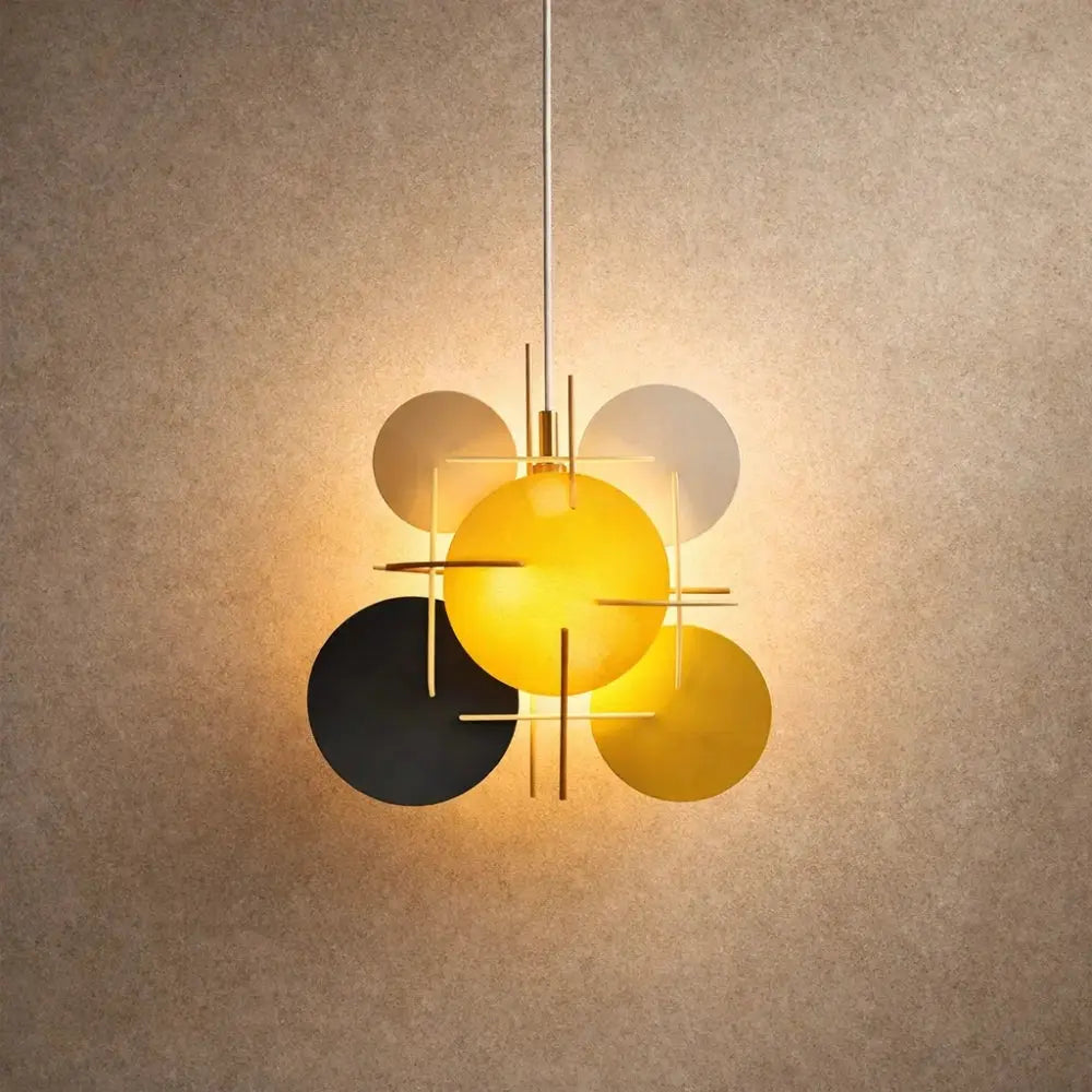 Suspension Luminaire Colorée - Pétales Acryliques | Kolvra - Suspension luminaire Delvanie