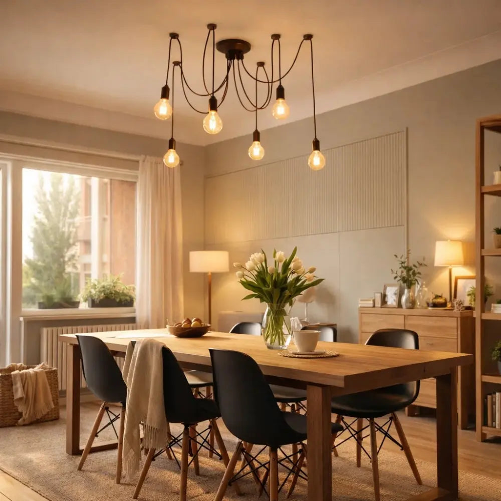 Suspension Luminaire Led - Éclat Atelier Vintage | Nocteria - | Delvanie