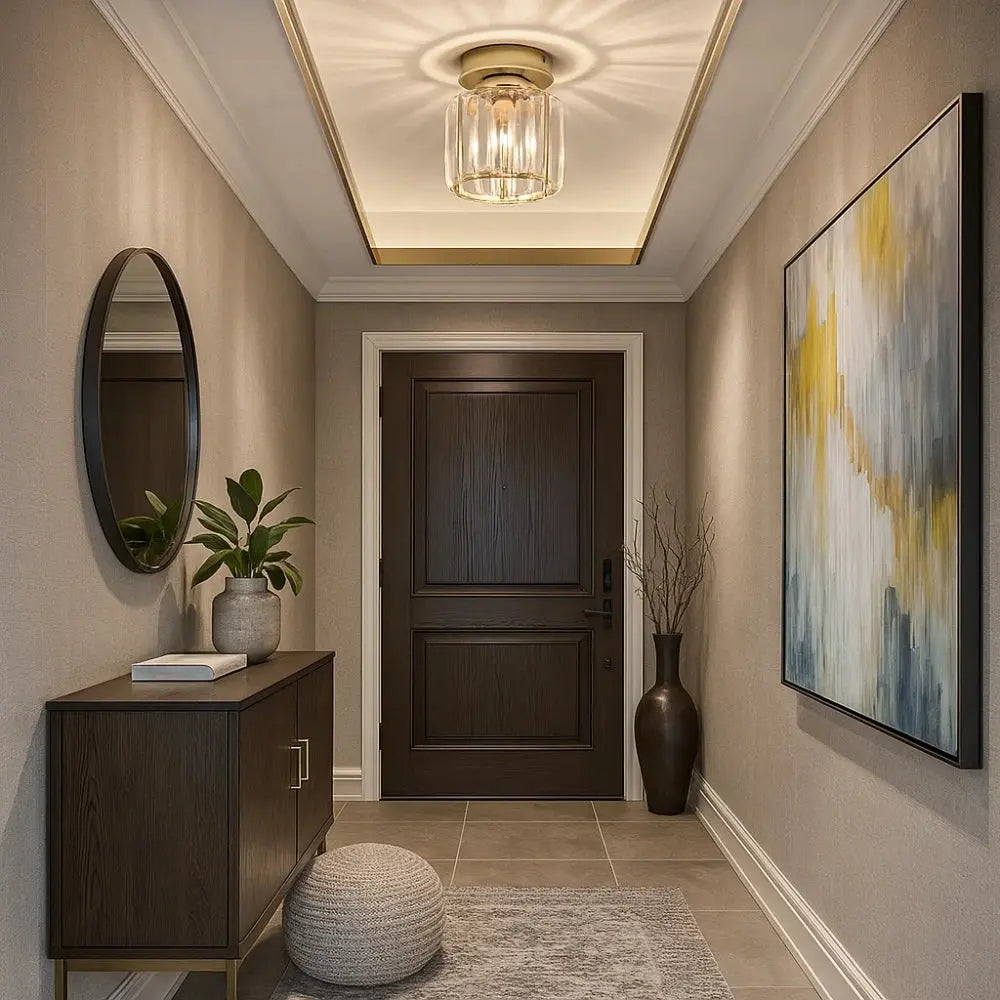 Suspension Luminaire Verre - Lueur Cristalline | Lumis - | Delvanie