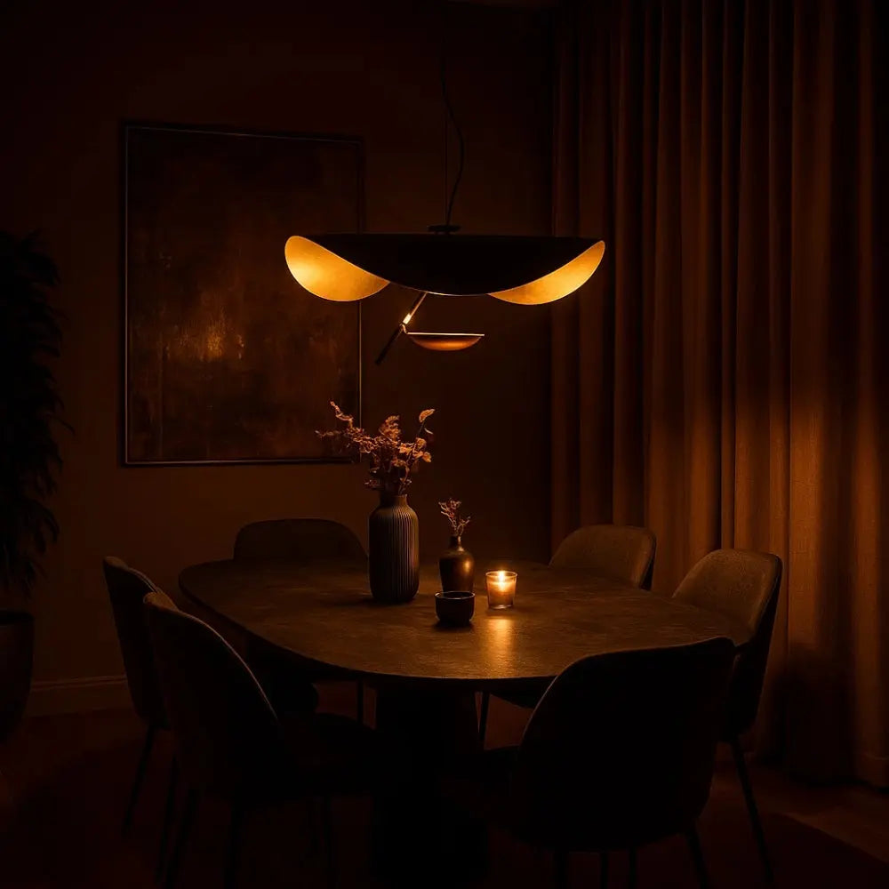 Luminaire Moderne Suspension - Ligne Polie Minimaliste | Claréon - | Delvanie