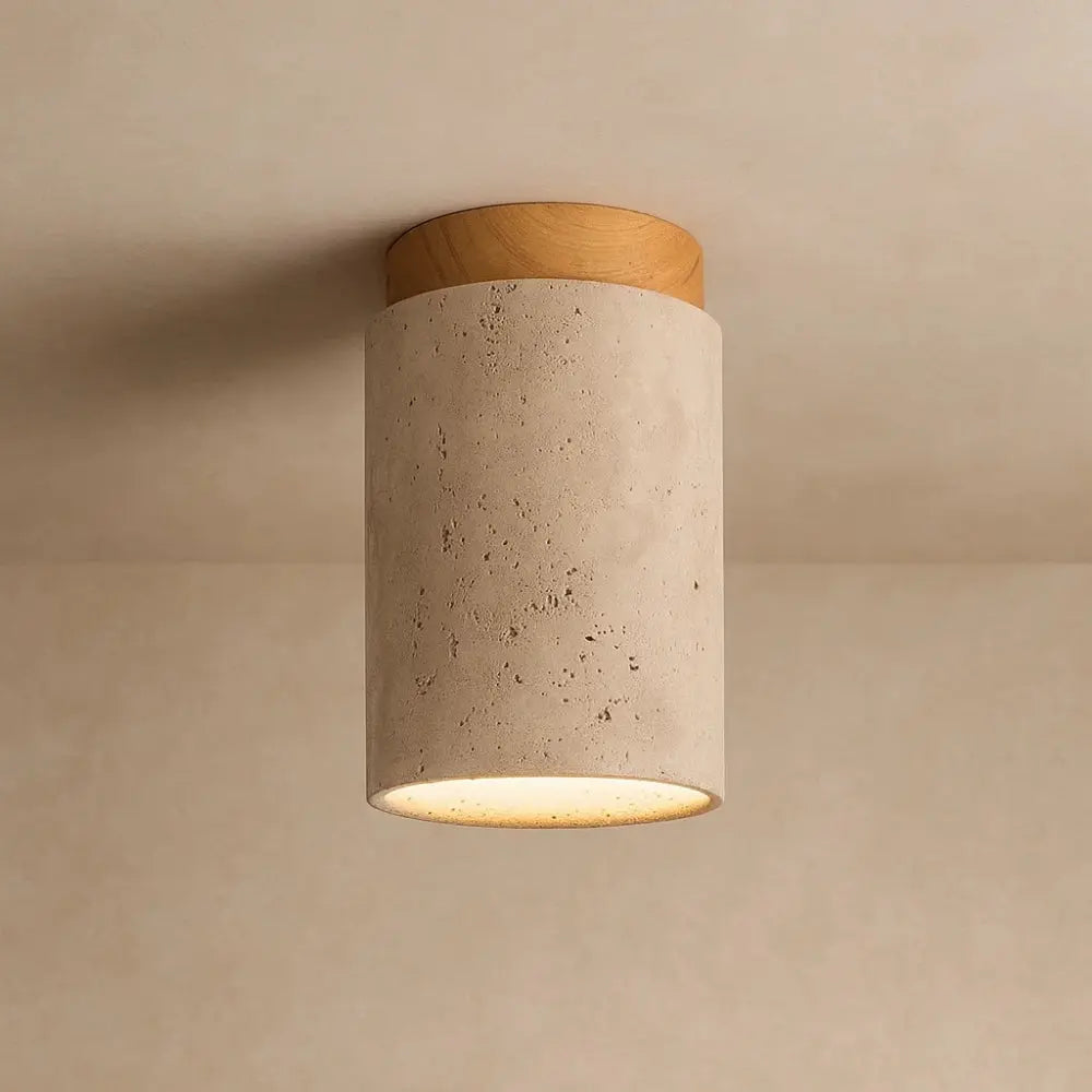 Plafonnier Travertin - Raffinement i | Travina - Long / Bois | Delvanie