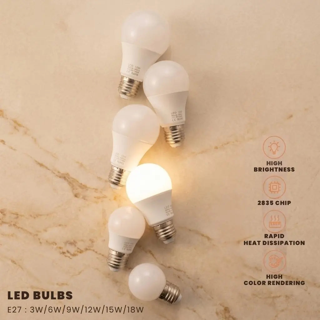 Ampoules LED E27 9W
