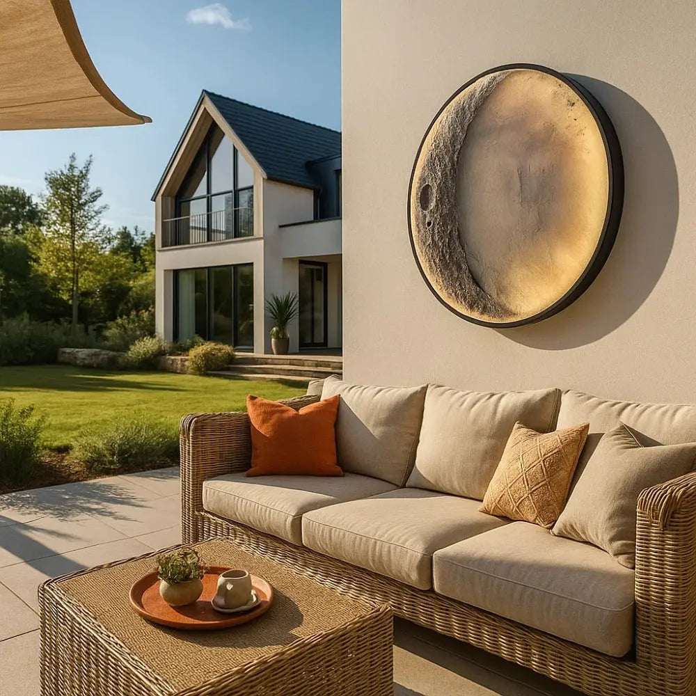 Applique exterieure - Lune d’Inox | Elysor -  |   Delvanie