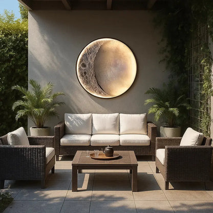 Applique exterieure - Lune d’Inox | Elysor -  |   Delvanie