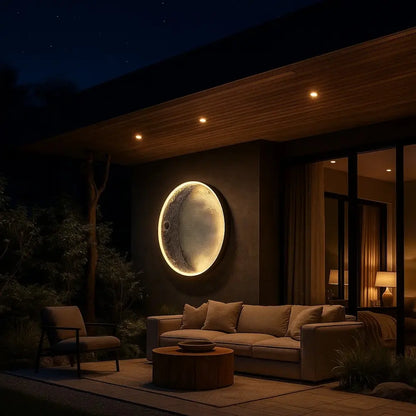 Applique exterieure - Lune d’Inox | Elysor -  |   Delvanie