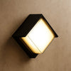 Applique murale exterieur cube - Lumière Angulaire | Bravion -  |   Delvanie