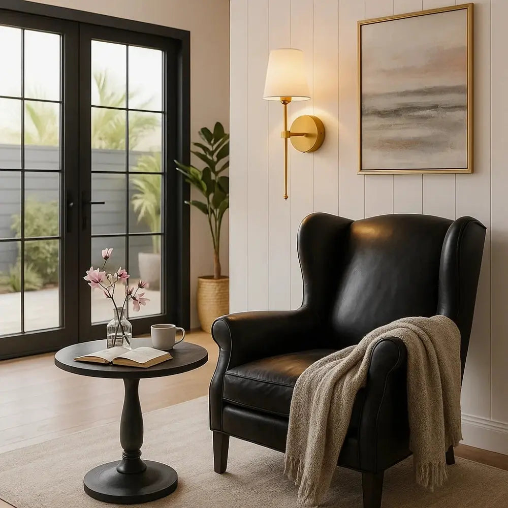 Applique Murale Metal - Flambeau Métallique Raffiné | Princélya -  |   Delvanie