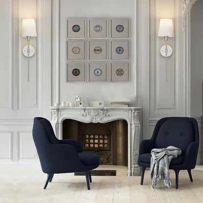 Applique Murale Metal - Flambeau Métallique Raffiné | Princélya -  |   Delvanie