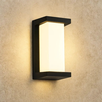 Applique Murale Exterieur Detecteur de Mouvement - | Elevation - A |   Delvanie