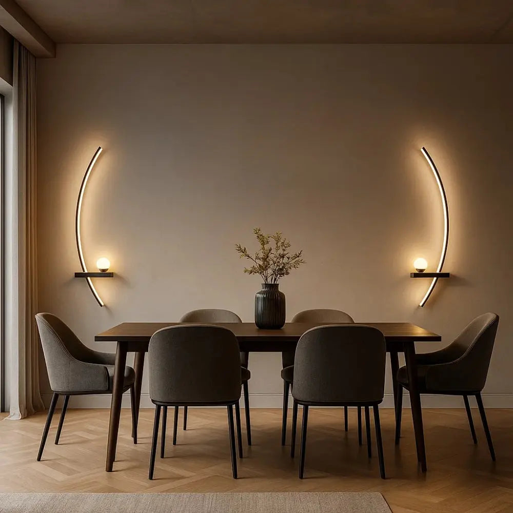 Applique Murale Led - Rayures Lumineuses Modernes | Raylume -  |   Delvanie