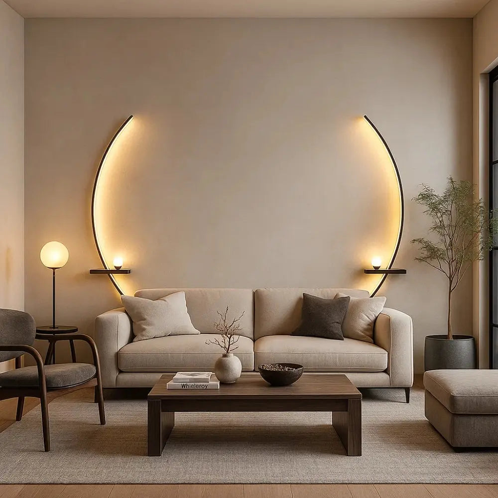 Applique Murale Led - Rayures Lumineuses Modernes | Raylume -  |   Delvanie