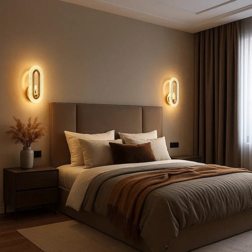 Applique Murale Interieure Led - Halo Acrylique Diffus | Acrynea -  |   Delvanie