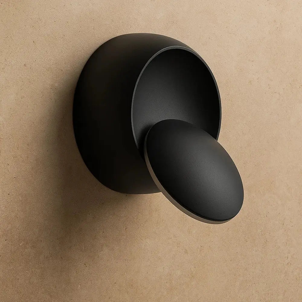 Appliques Murales Led - Rotation Lumineuse Orientable | Ortilux - Blanc froid (5500-7000K) / Noir |   Delvanie