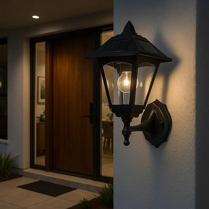 Applique Murale Solaire Exterieur - Halo Solaire Géométrique | Solaryne -  |   Delvanie