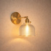 Wandlamp Glas - Gouden Retro Helderheid | Verréa
