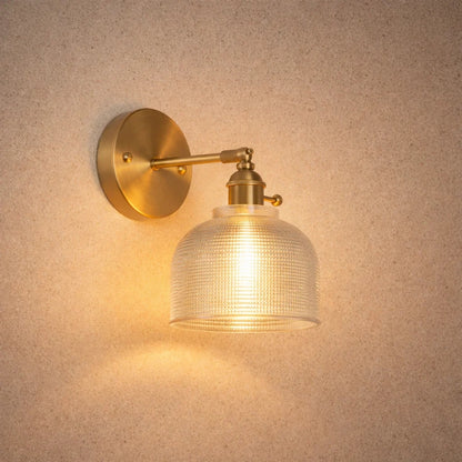 Wandlamp Glas - Gouden Retro Helderheid | Verréa