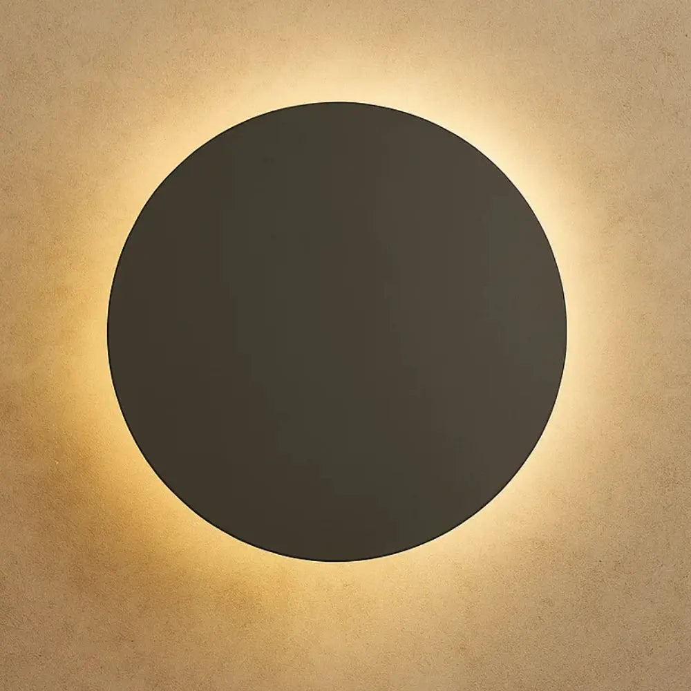 Applique Murale Ronde - Lueur Orbital | Viora - Gris / Ø 30cm |   Delvanie