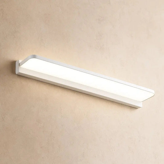 Applique Murale Salle de Bain - Reflet LED Épuré | Mirenya - Blanc froid (5500-7000K) / Blanc / 112cm 24W |   Delvanie