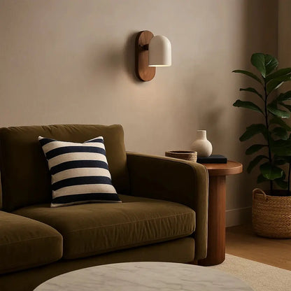 Applique Murale Bois - Élégance Naturelle | Sylvona -  |   Delvanie