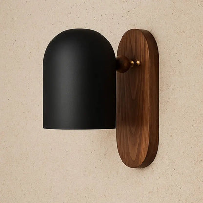 Applique Murale Bois - Élégance Naturelle | Sylvona - Noir / Style A |   Delvanie