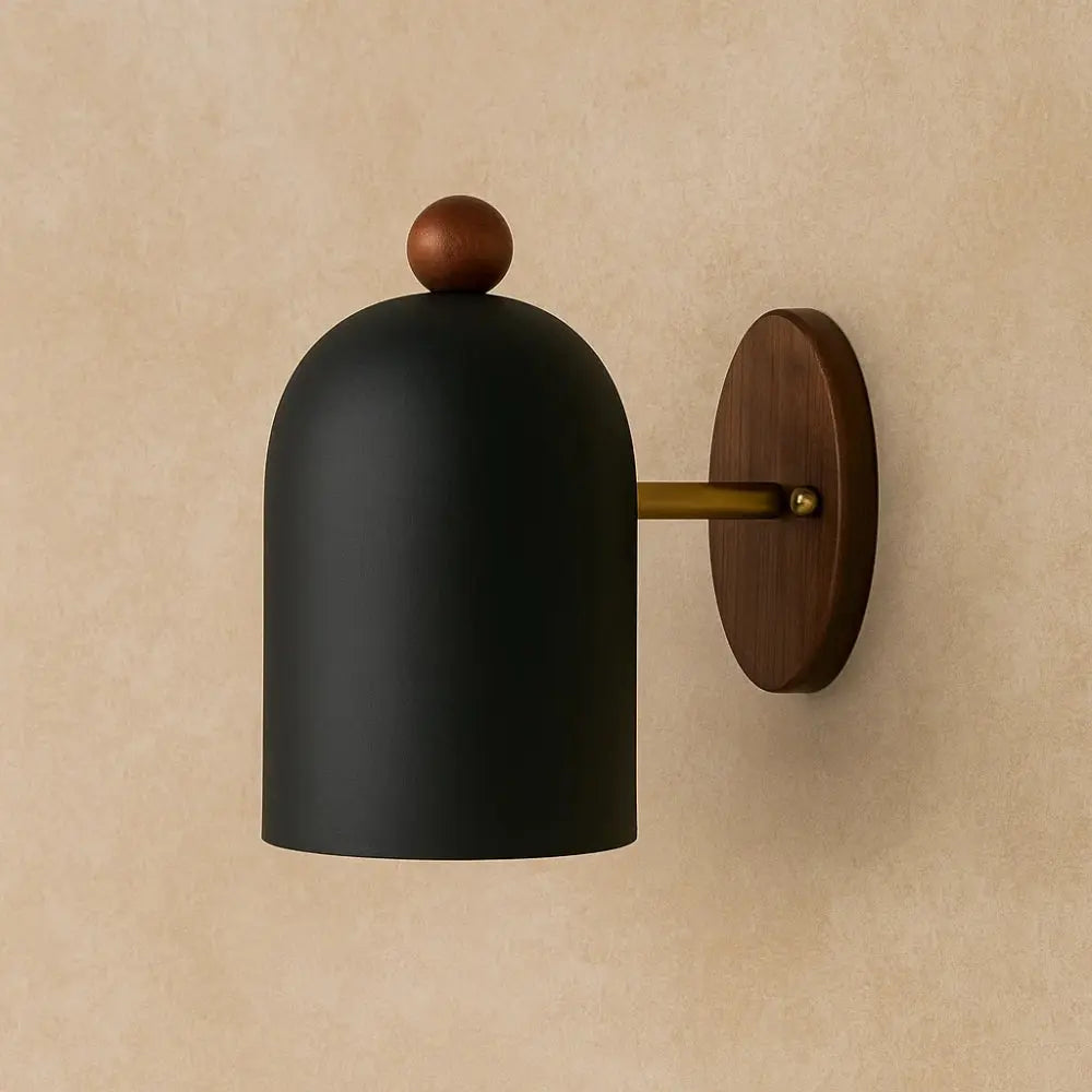 Applique Murale Bois - Élégance Naturelle | Sylvona - Noir / Style B |   Delvanie