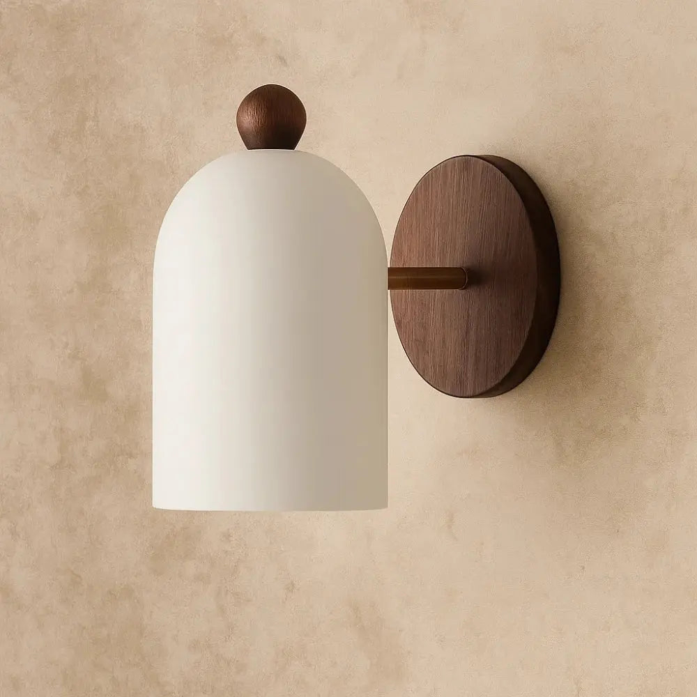 Applique Murale Bois - Élégance Naturelle | Sylvona - Blanc / Style B |   Delvanie