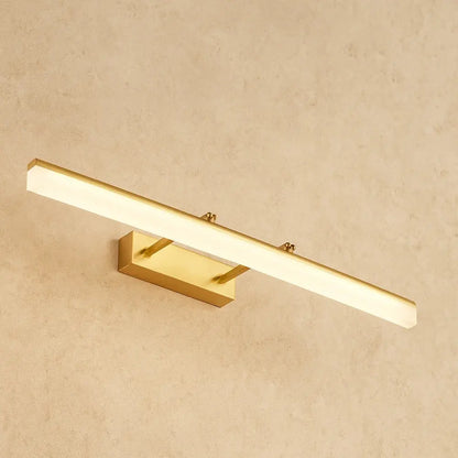 Applique Murale Salle de Bain - Ambiance Raffinée | Solira - Or / 12w 50cm |   Delvanie