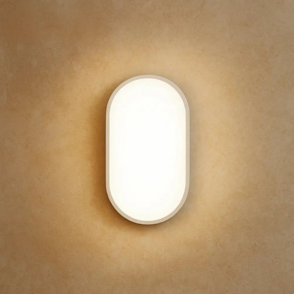 Applique Luminaire - Éclat Minimaliste | Nuvia - Ovale |   Delvanie