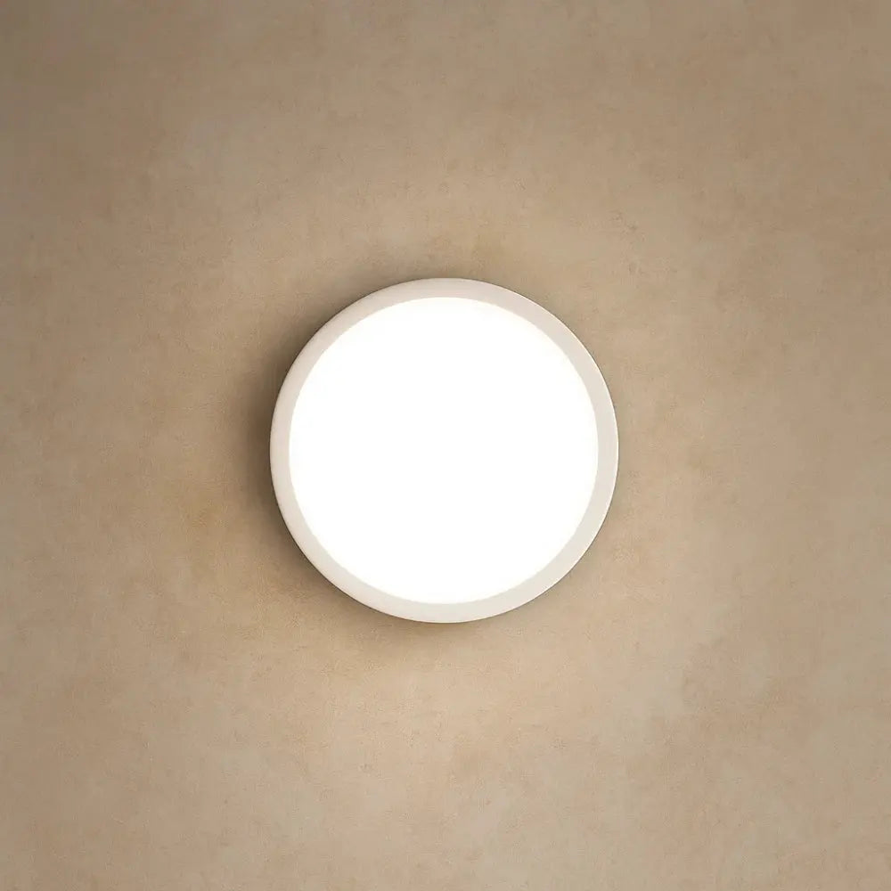 Applique Luminaire - Éclat Minimaliste | Nuvia - Rond |   Delvanie