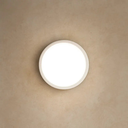 Applique Luminaire - Éclat Minimaliste | Nuvia - Rond |   Delvanie