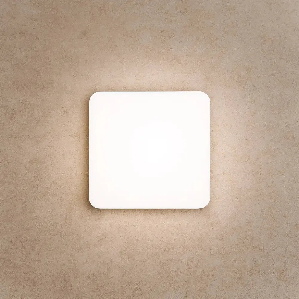 Applique Luminaire - Éclat Minimaliste | Nuvia - Carré ultra-fin |   Delvanie