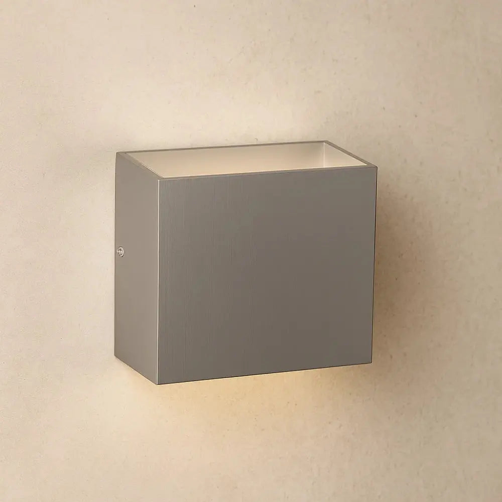 Applique Murale - Élégance Minimaliste | Quadro - Argent / 12W |   Delvanie