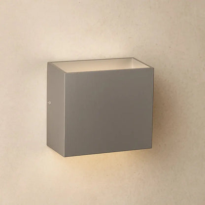 Applique Murale - Élégance Minimaliste | Quadro - Argent / 12W |   Delvanie