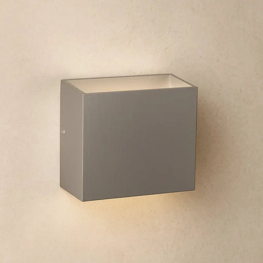 Applique Murale - Élégance Minimaliste | Quadro - Argent / 12W |   Delvanie