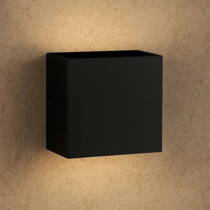 Applique Murale - Élégance Minimaliste | Quadro - Noir / 12W |   Delvanie