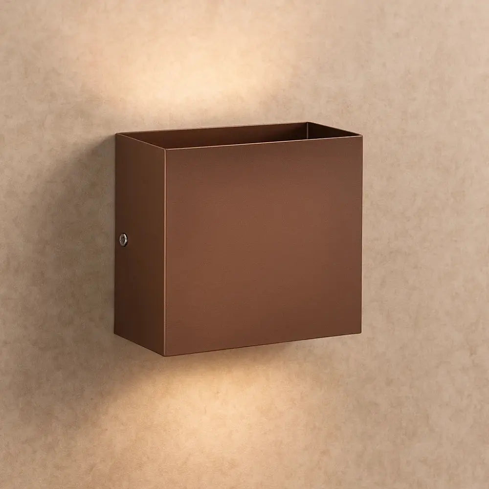 Applique Murale - Élégance Minimaliste | Quadro - Café / 12W |   Delvanie