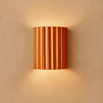 Applique Murale - Lumière Sculptée | Stratum - Orange |   Delvanie