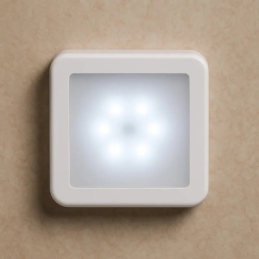 Détecteur De Mouvement Led - Halo Intelligent Discret | Sensyra - Blanc / Alimenté par batterie |   Delvanie